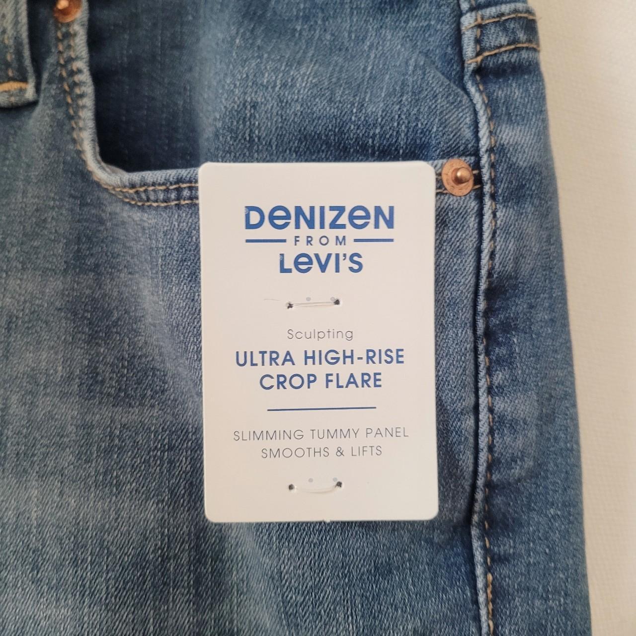 Levi denizen cropped on sale jeans