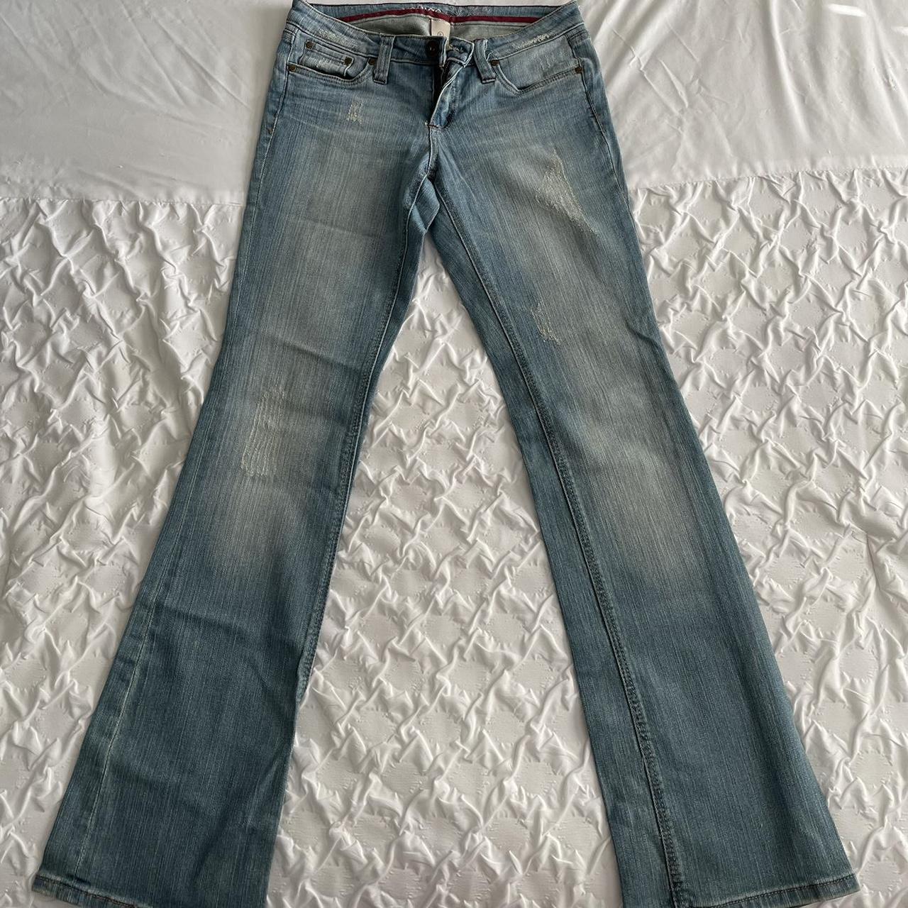 refuge low rise flare jeans size 7 long #lowrise - Depop