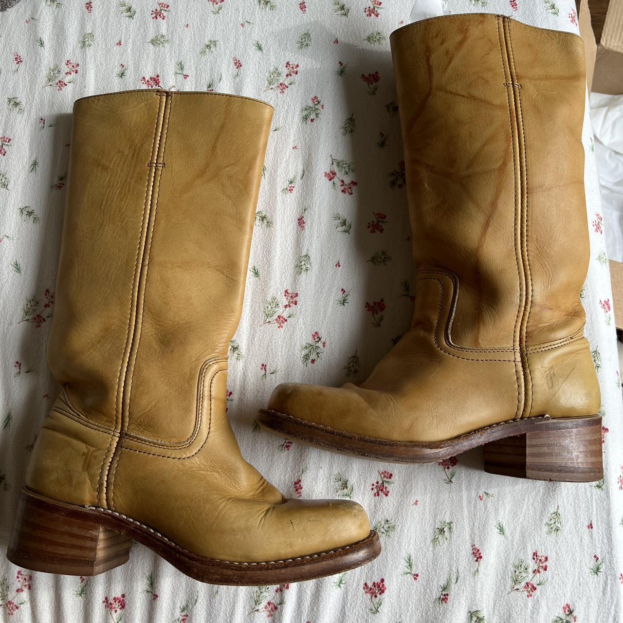 Frye Women's Tan and Brown Boots