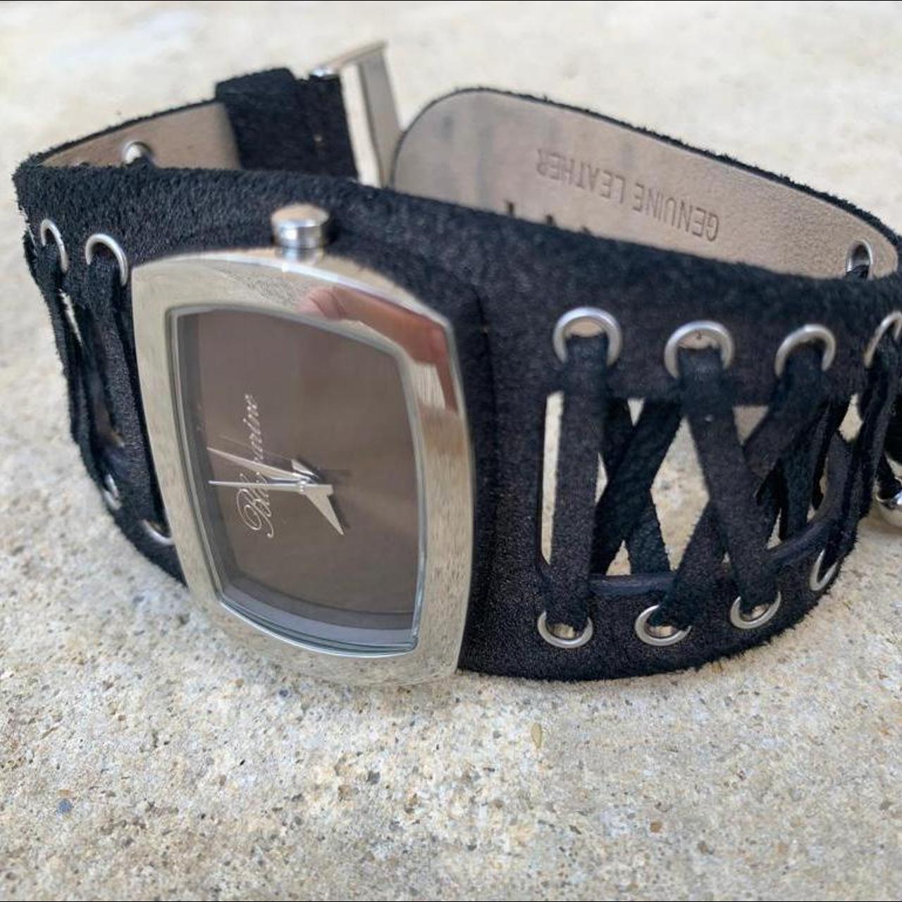 Blumarine black lace up ballet watch. Very cute... Depop