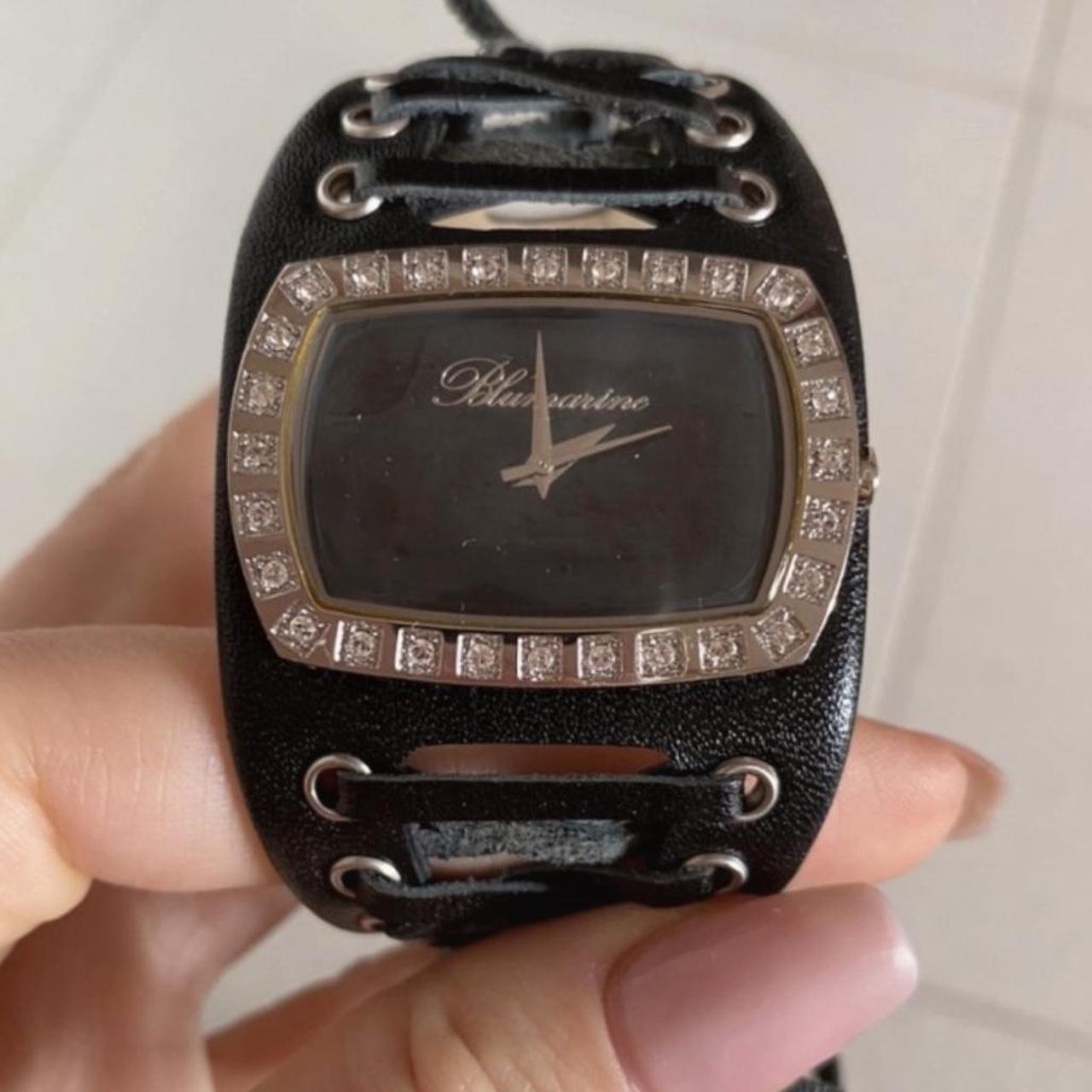 Blumarine black lace up ballet watch. Very cute... Depop