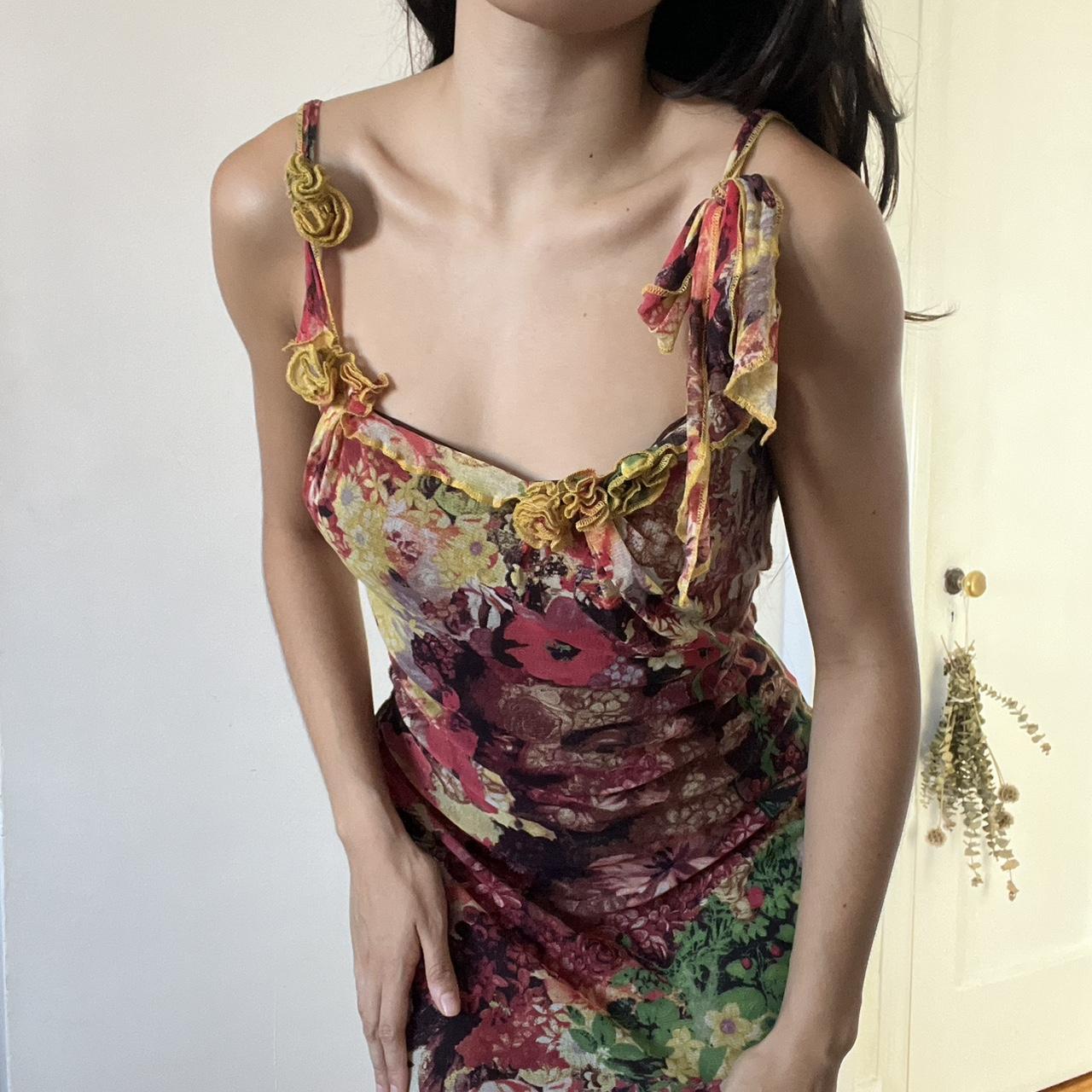 Jean Paul Gaultier floral dress. Vintage | Depop