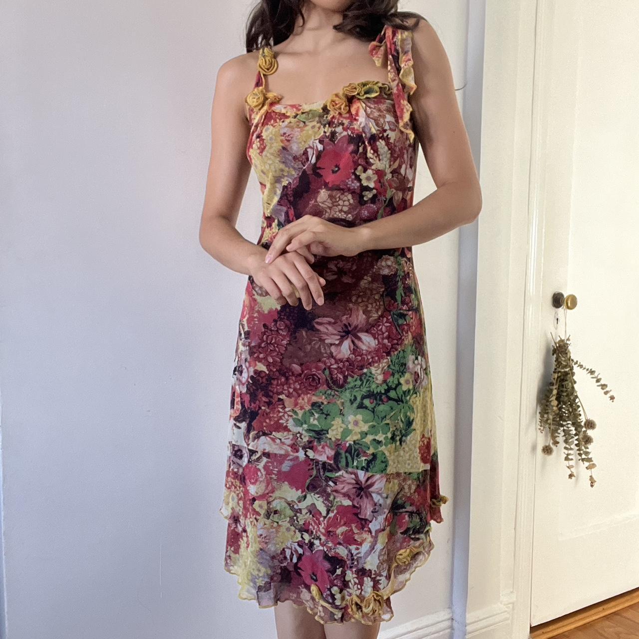 Jean Paul Gaultier floral dress. Vintage | Depop