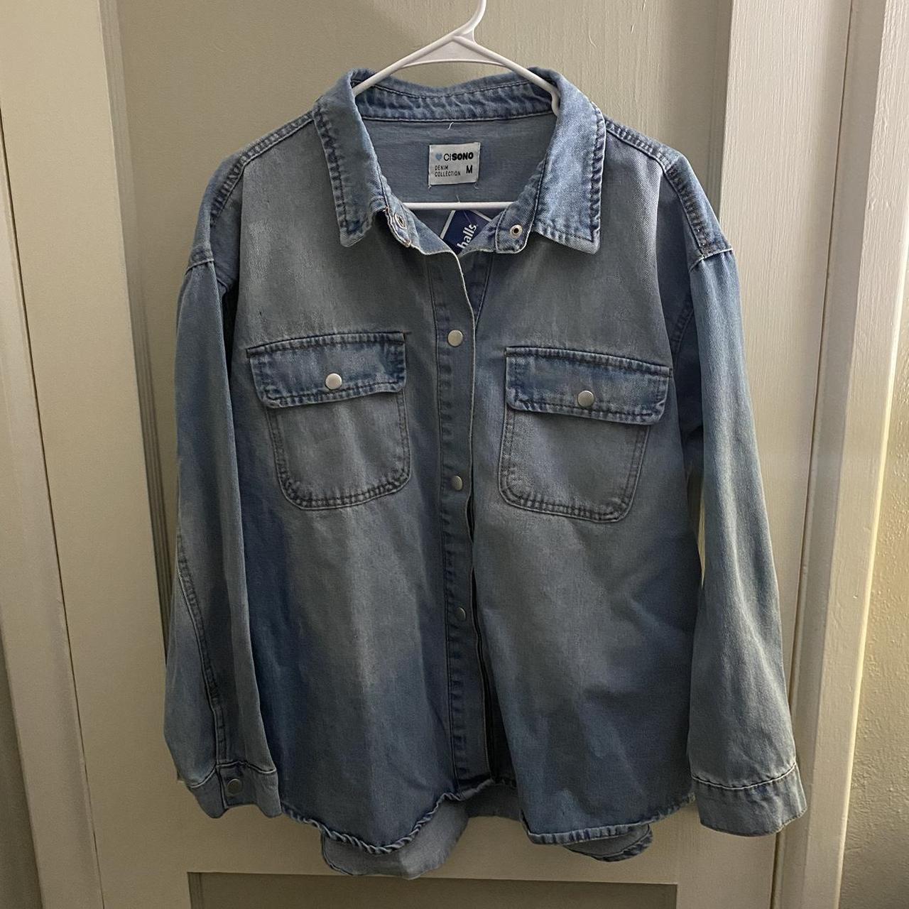 Jean jacket New with tags ) NO PAYMENTS VIA PAYPAL Depop