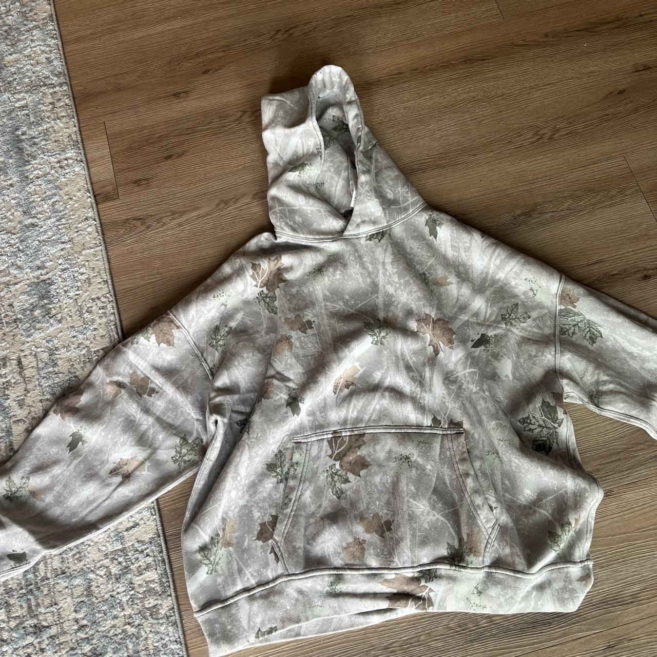 Brand new white Abercrombie camo hoodie!! Depop
