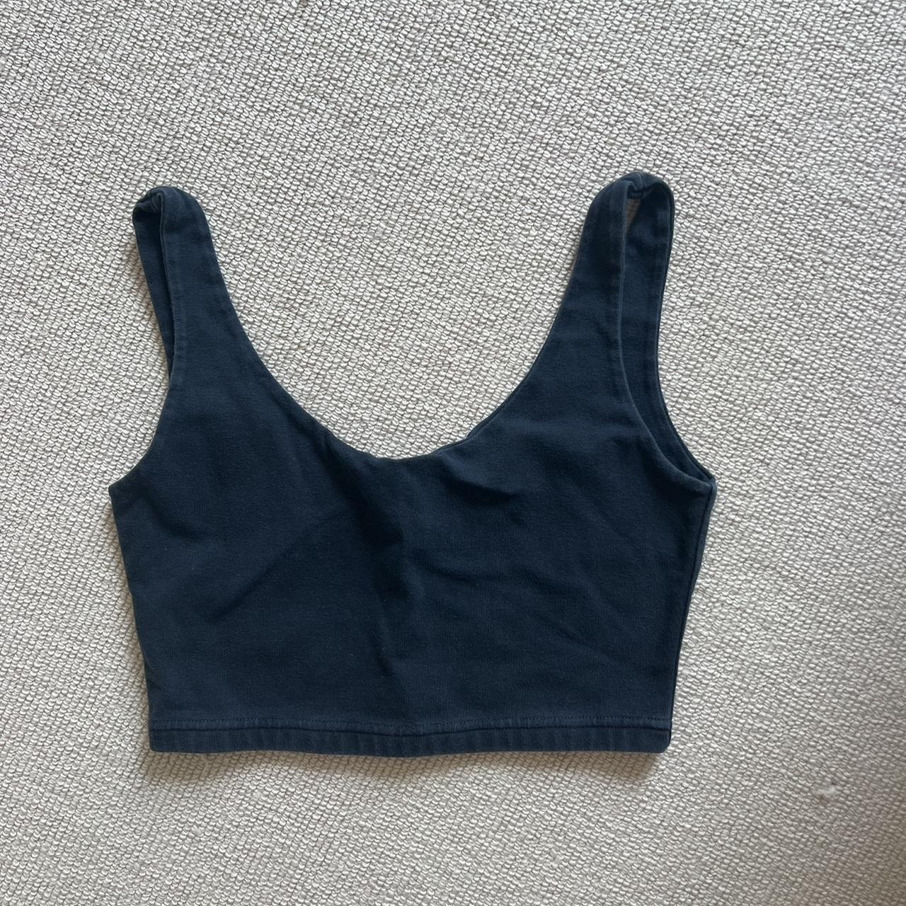Brandy Melville navy bra top!! Def a wardrobe... Depop