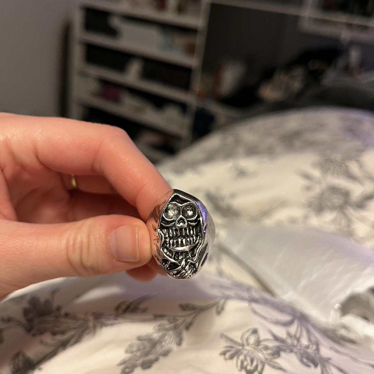 Adjustable grim reaper ring - Depop