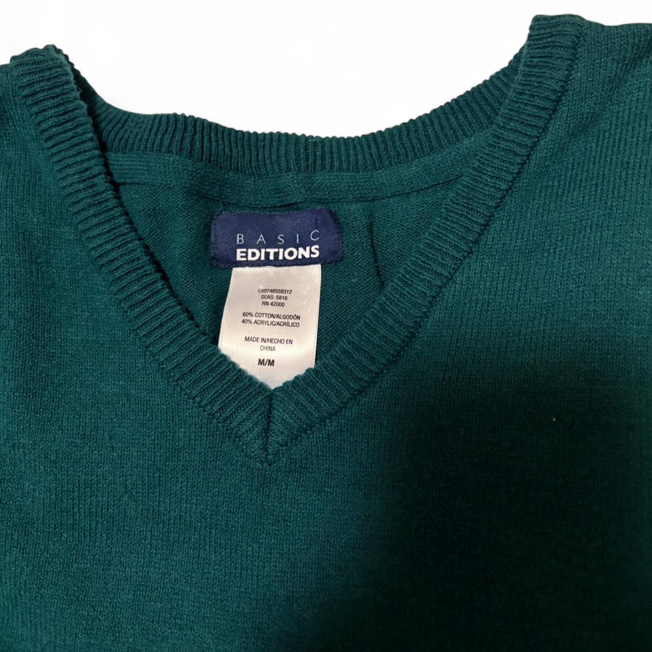 Basic Editions Women's Sweater - Green - M – Basi… - image 3