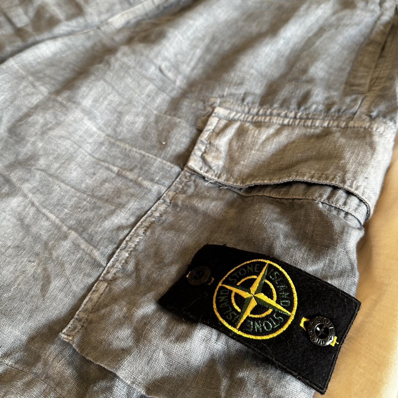 Stone island clearance linen shorts