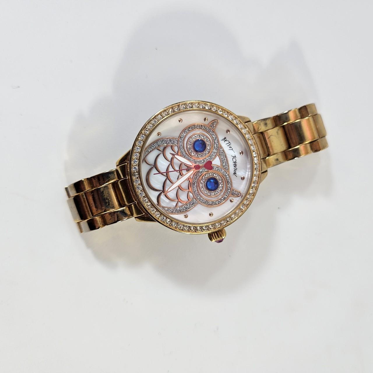 Betsey johnson owl watch best sale