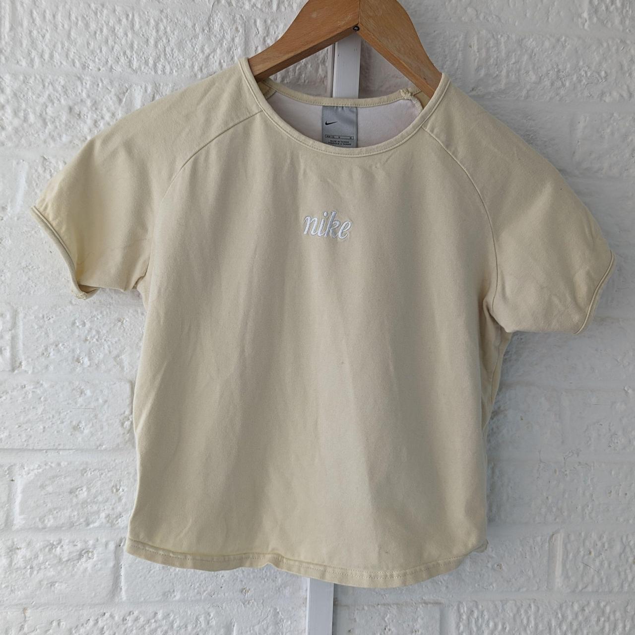 womens yellow nike t shirt