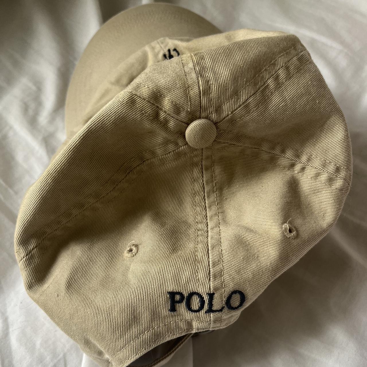 Vintage beige polo cap!!!! - Depop