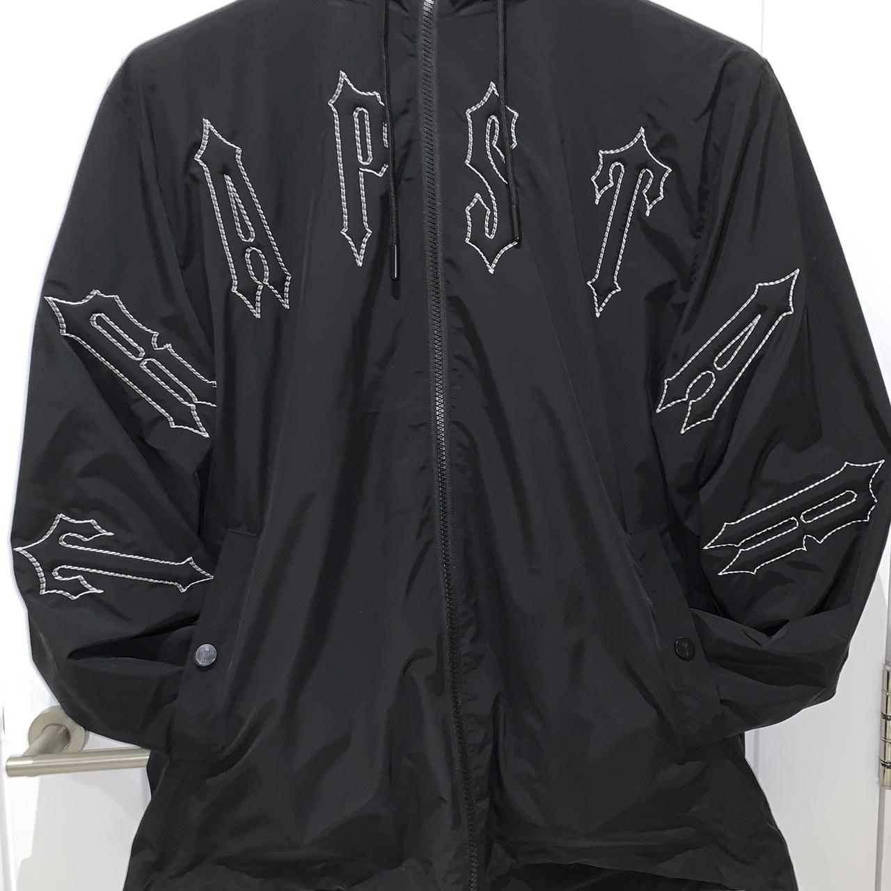 Trapstar Men's Black and White Jacket Depop