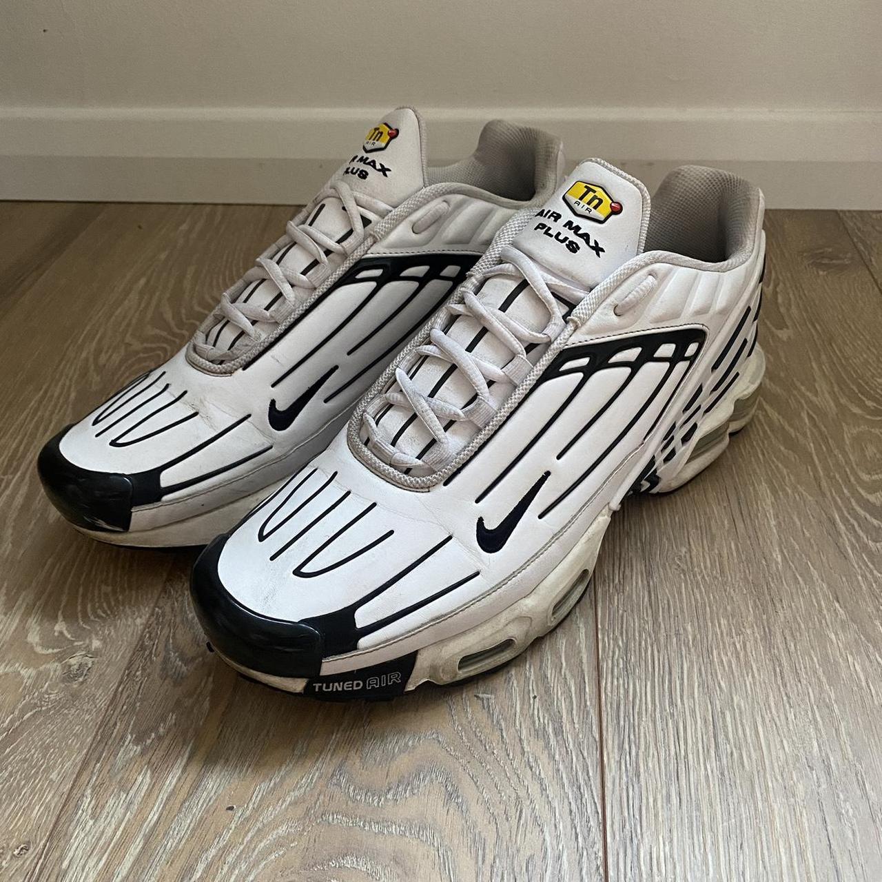 nike air max plus tn iii 3 white black