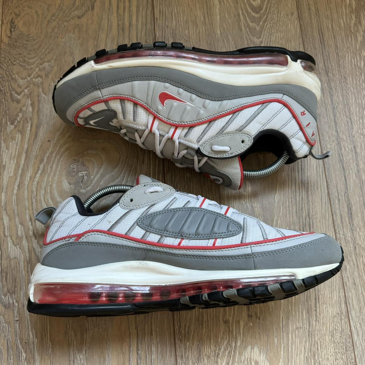 air max 98 grey and red