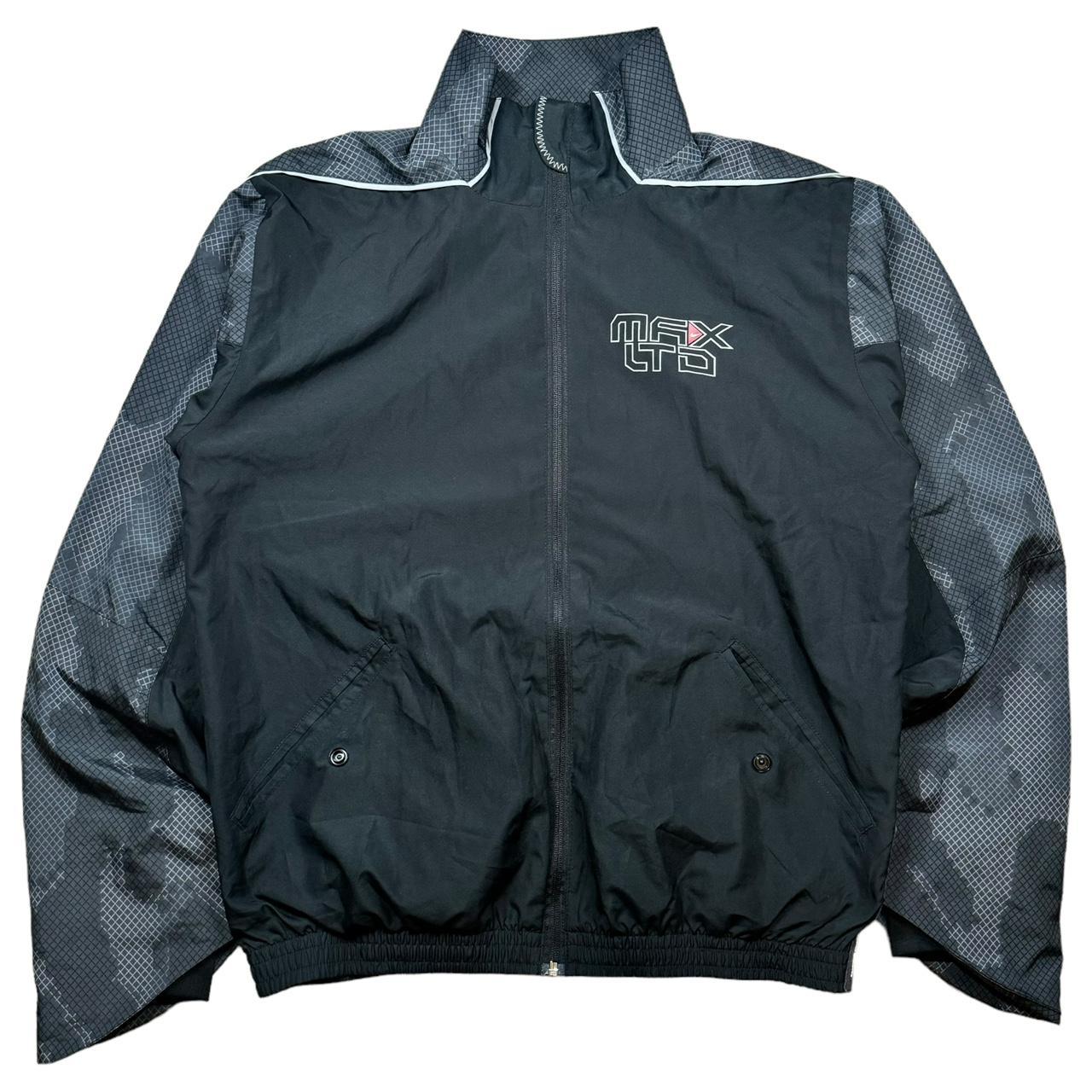 Vintage Nike air max LTD track jacket black grey