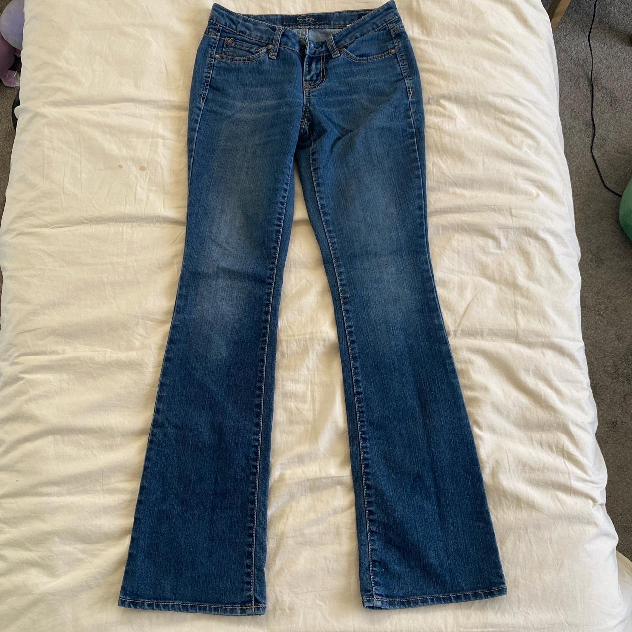 jessica simpson low rise flare jeans love these sm... - Depop