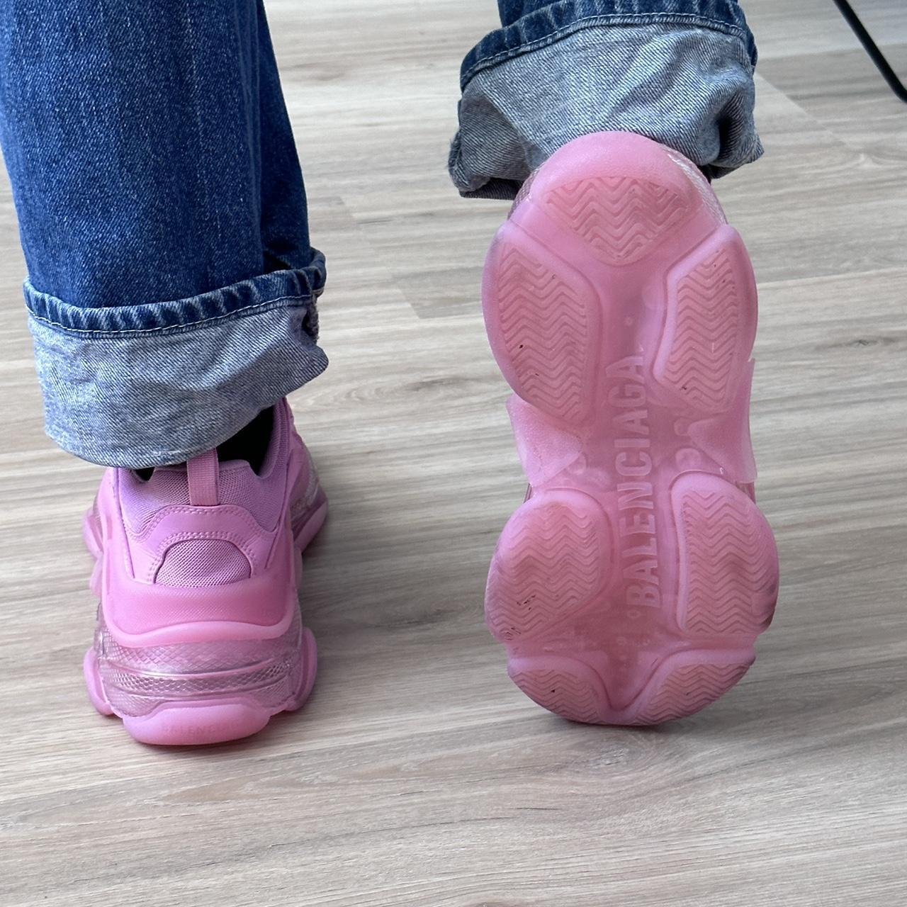 balenciagas pink and black