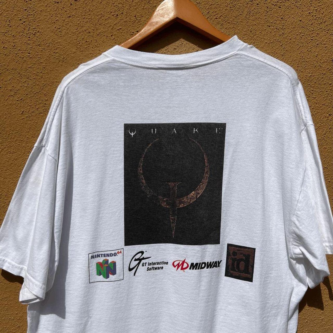 90s Nintendo 64 Quake Vintage T Shirt Size... - Depop