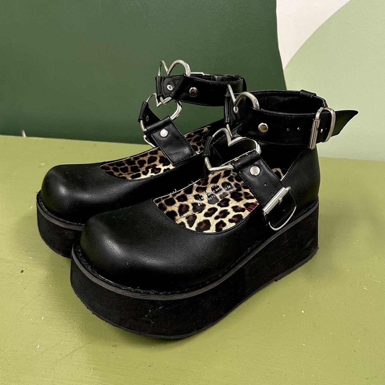 Demonia Evil Crybaby Platform Mary Janes Size Depop