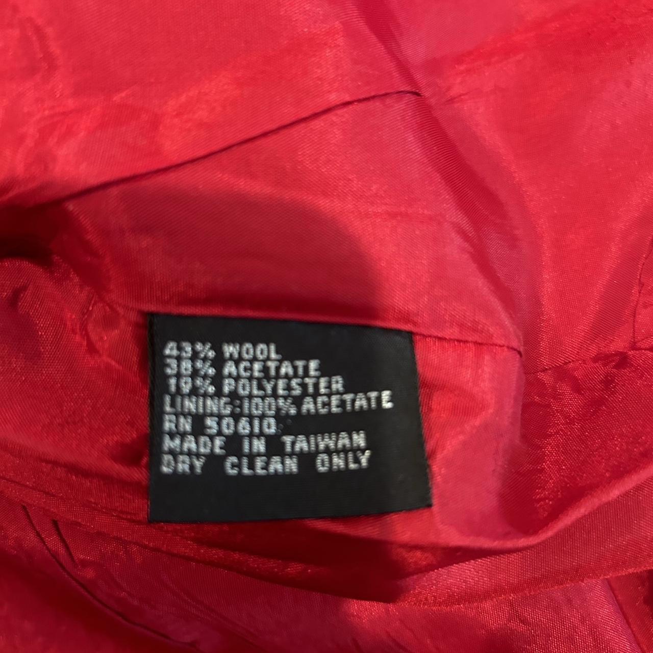 Albert Nipon Women's Suit - Red - S – Red wool bl… - image 4