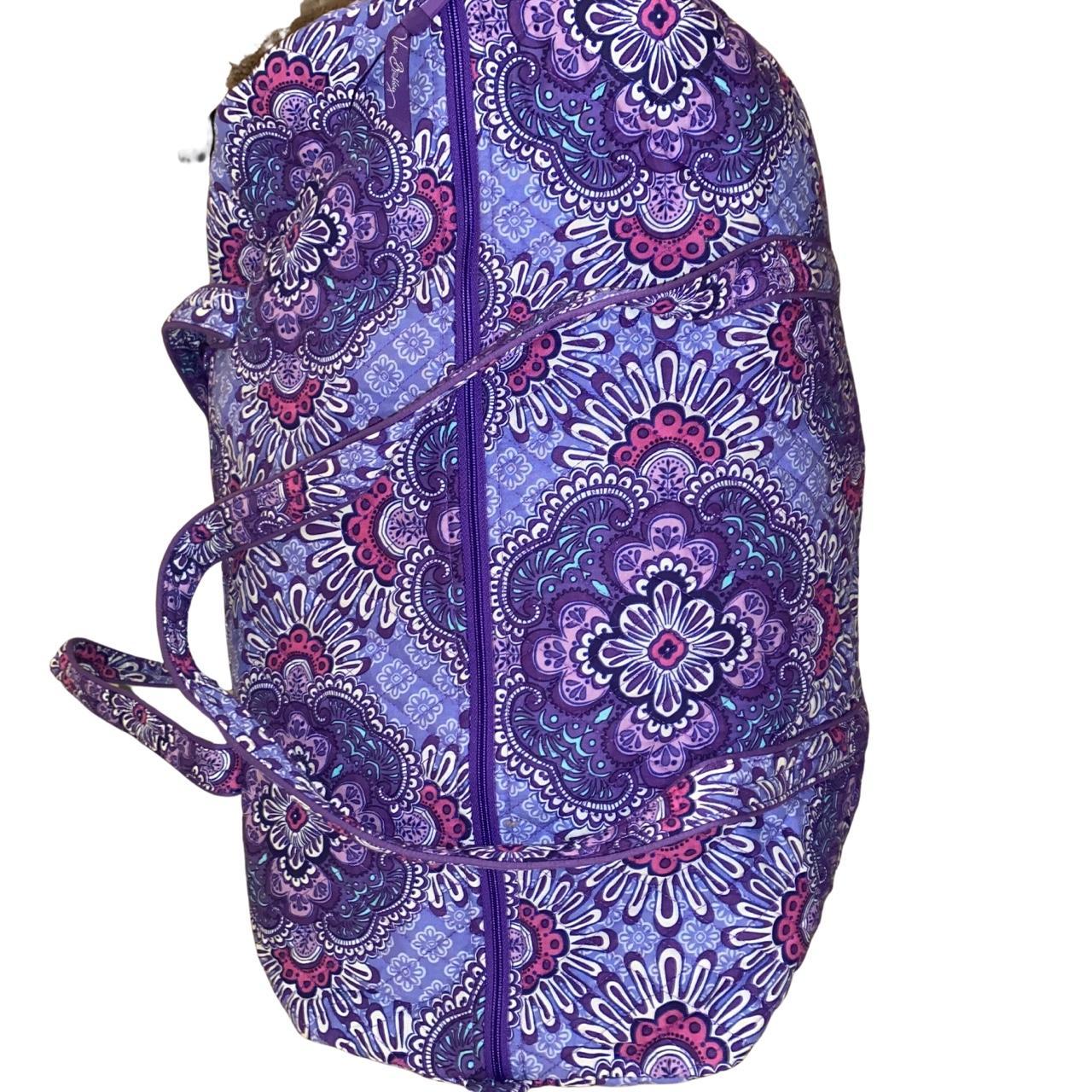 Vera bradley lilac deals tapestry weekender