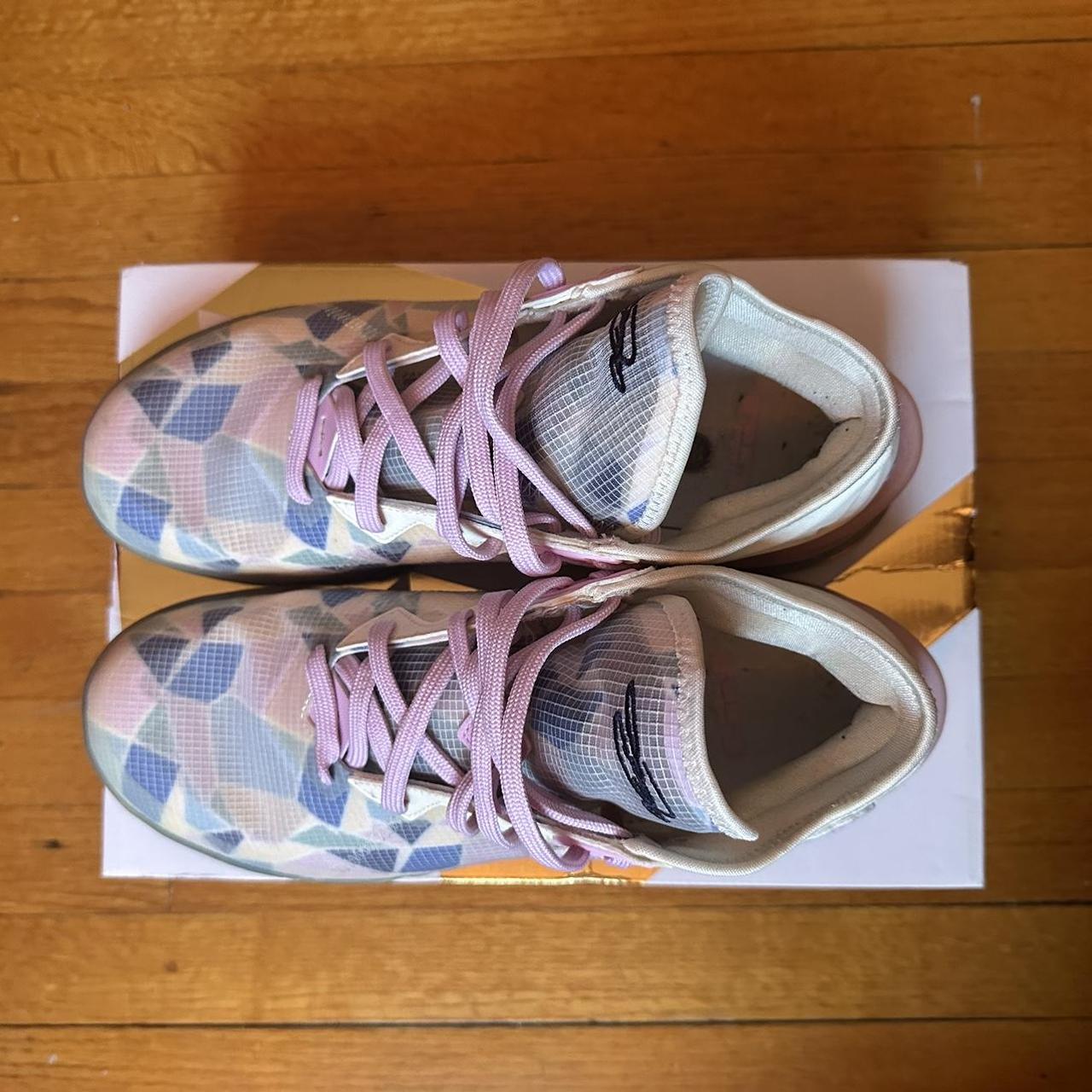 Nike atmos LeBron 18 Low Sakura サクラ レブロン 2021 atmos x Lebron 18 Low 'Sakura' CHERRY BLOSSOM | Depop
