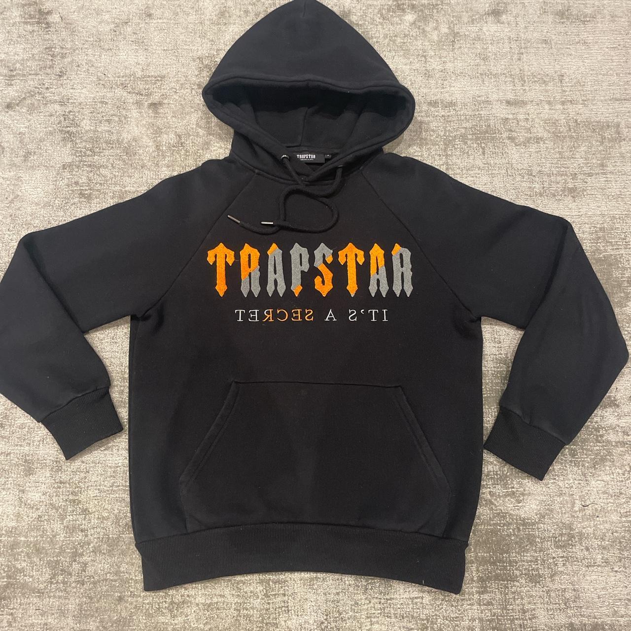 BLACK AND ORANGE TRAPSTAR TRACKSUIT…☢️ SIZE SMALL... Depop