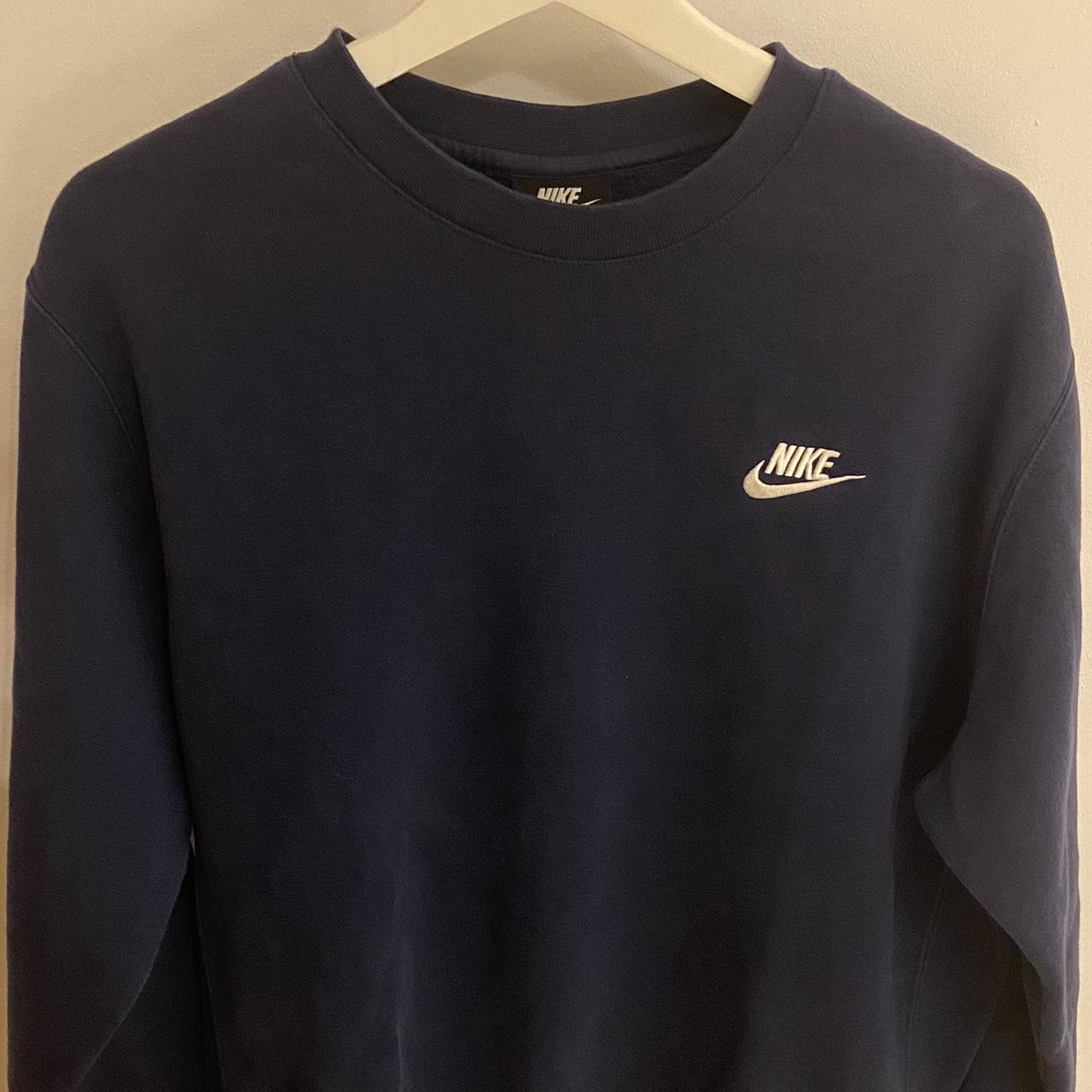 mens navy nike jumper