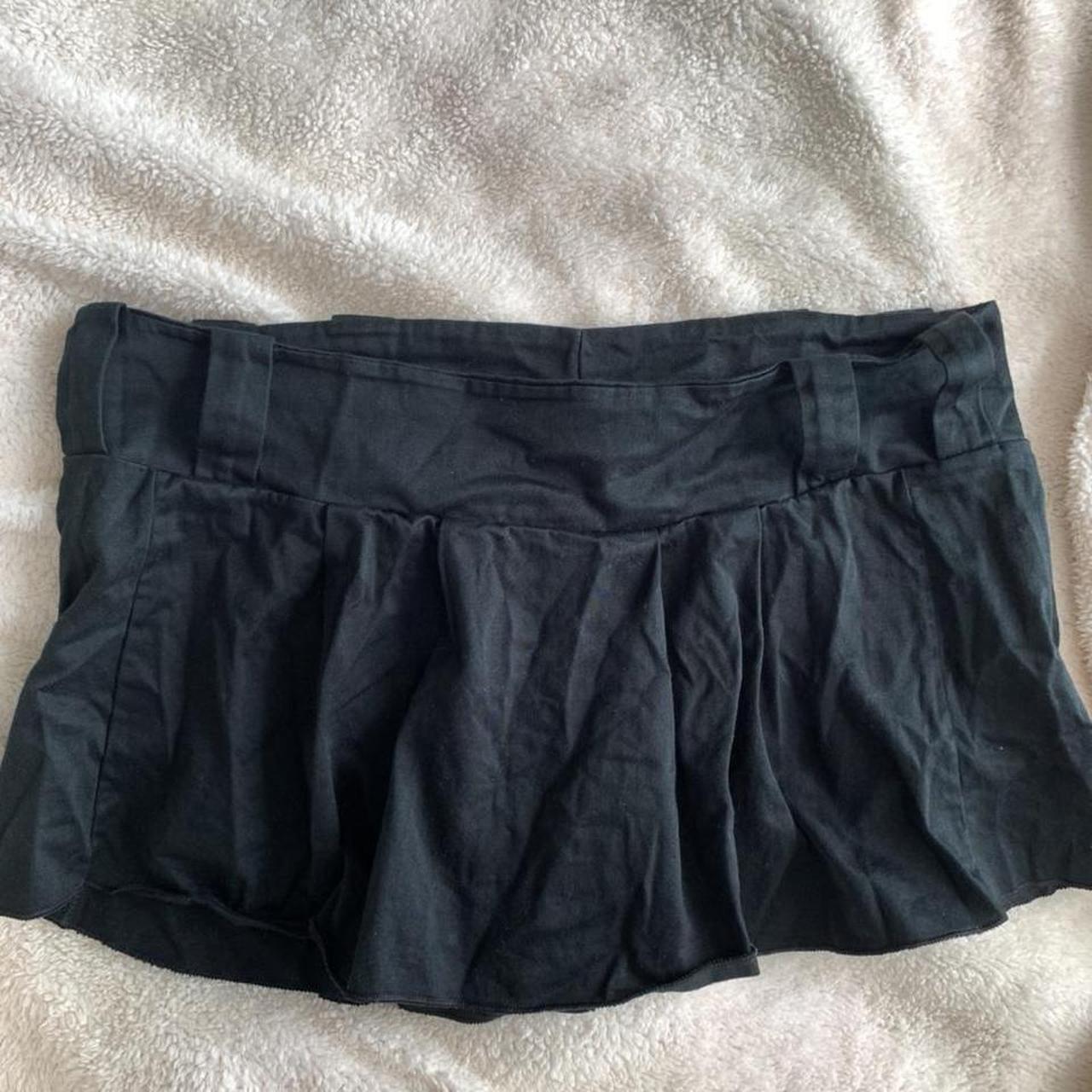 Low rise micro mini pleated skirt Can fit a... - Depop