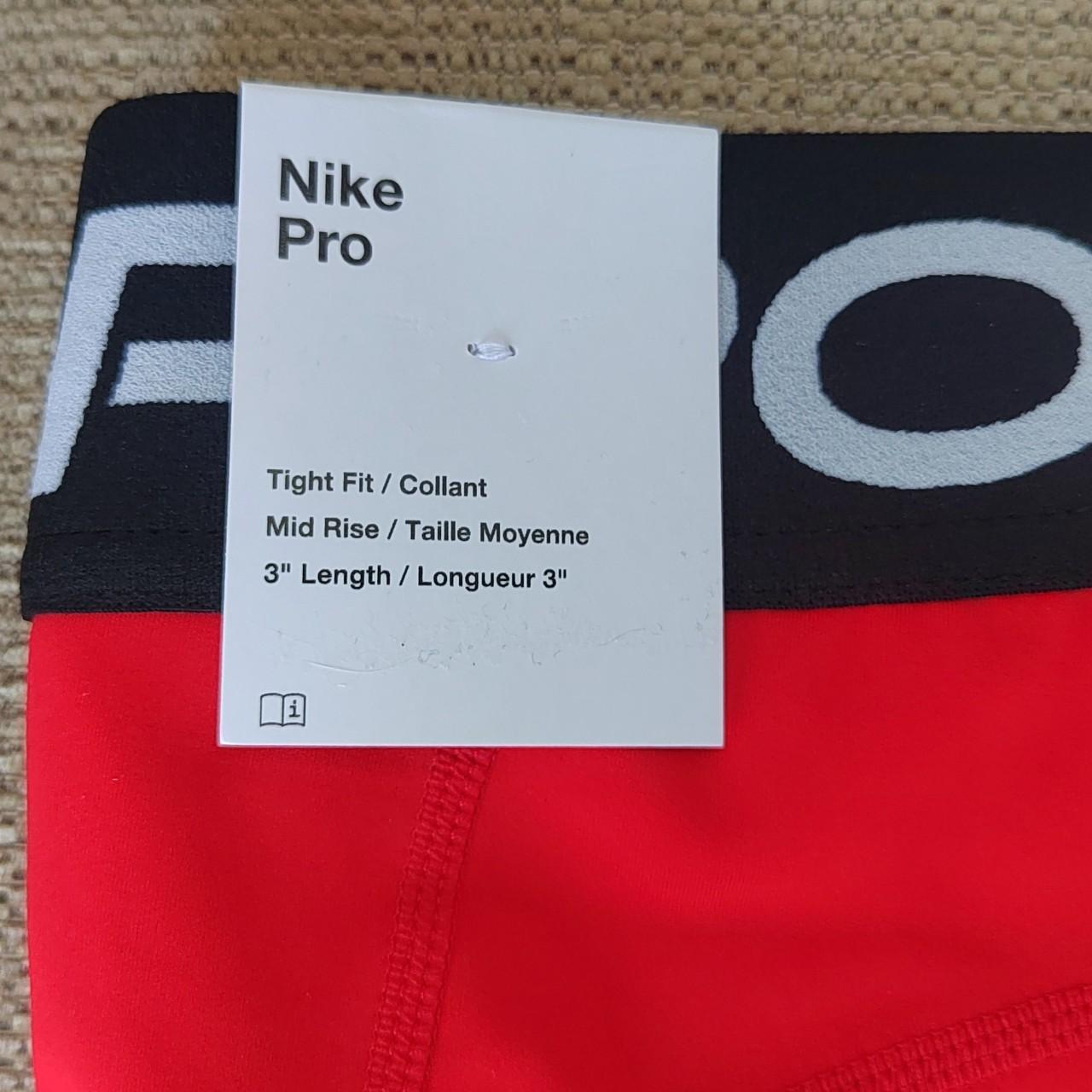 Nike pro red medium womens 3