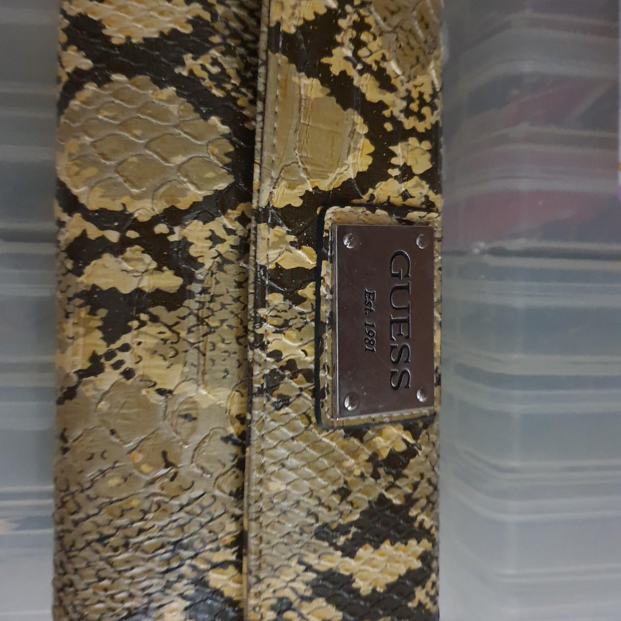 Guess on sale snakeskin wallet