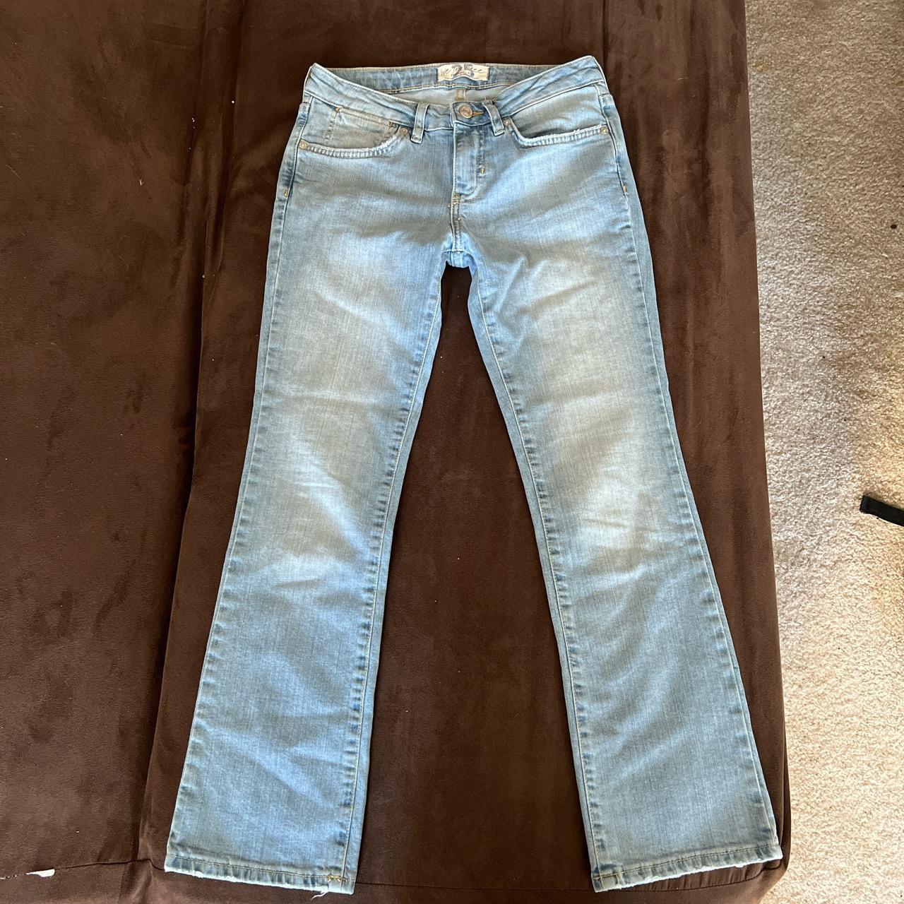 Free People Light Wash Jeans Size: 25 Great... - Depop