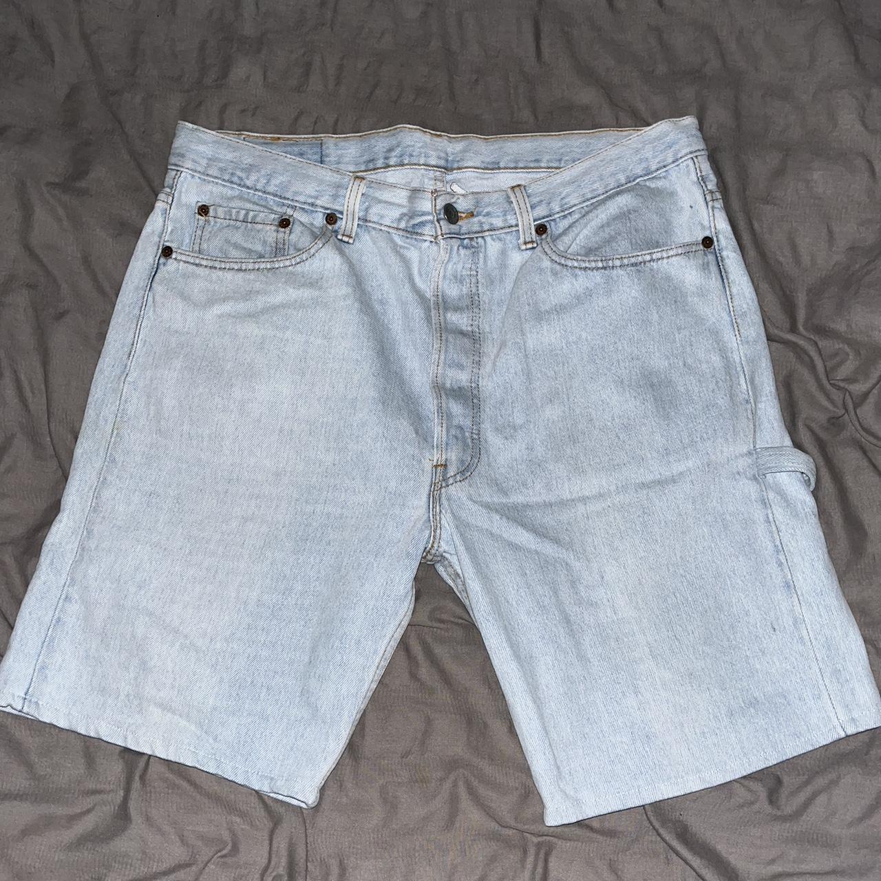 Levis Jorts Levi’s reworked carpenter shorts Jean... - Depop