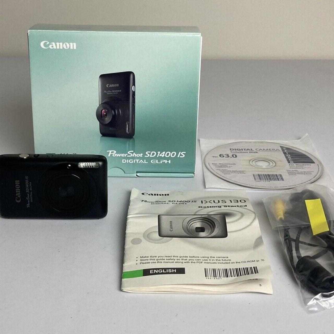 Canon PowerShot SD1400 IS Digital ELPH Camera 14.1... Depop