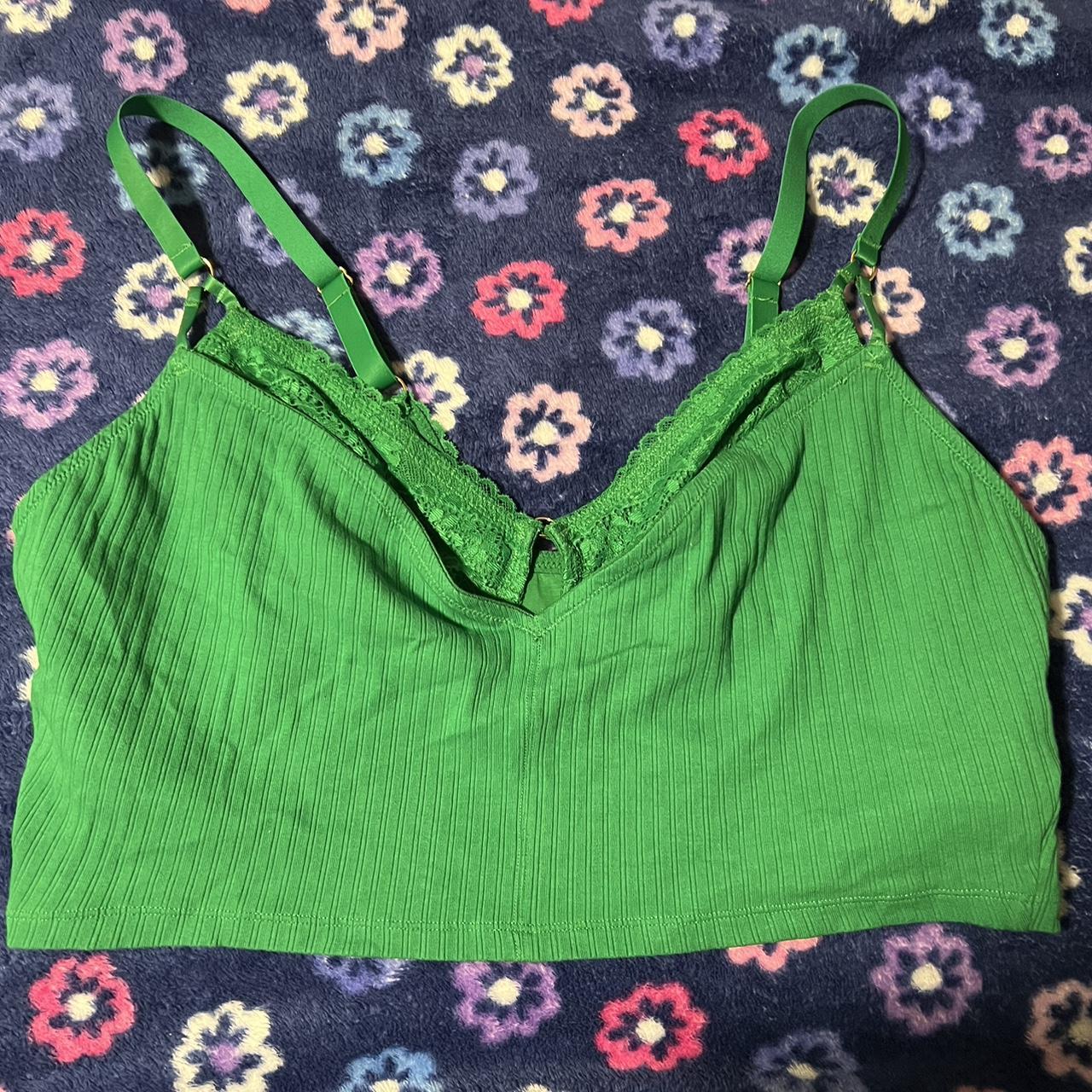 Aerie lace tank Cropped tank top with built in... - Depop