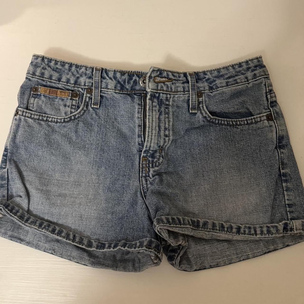 vintage lei jean shorts- runs smaller than size,... - Depop