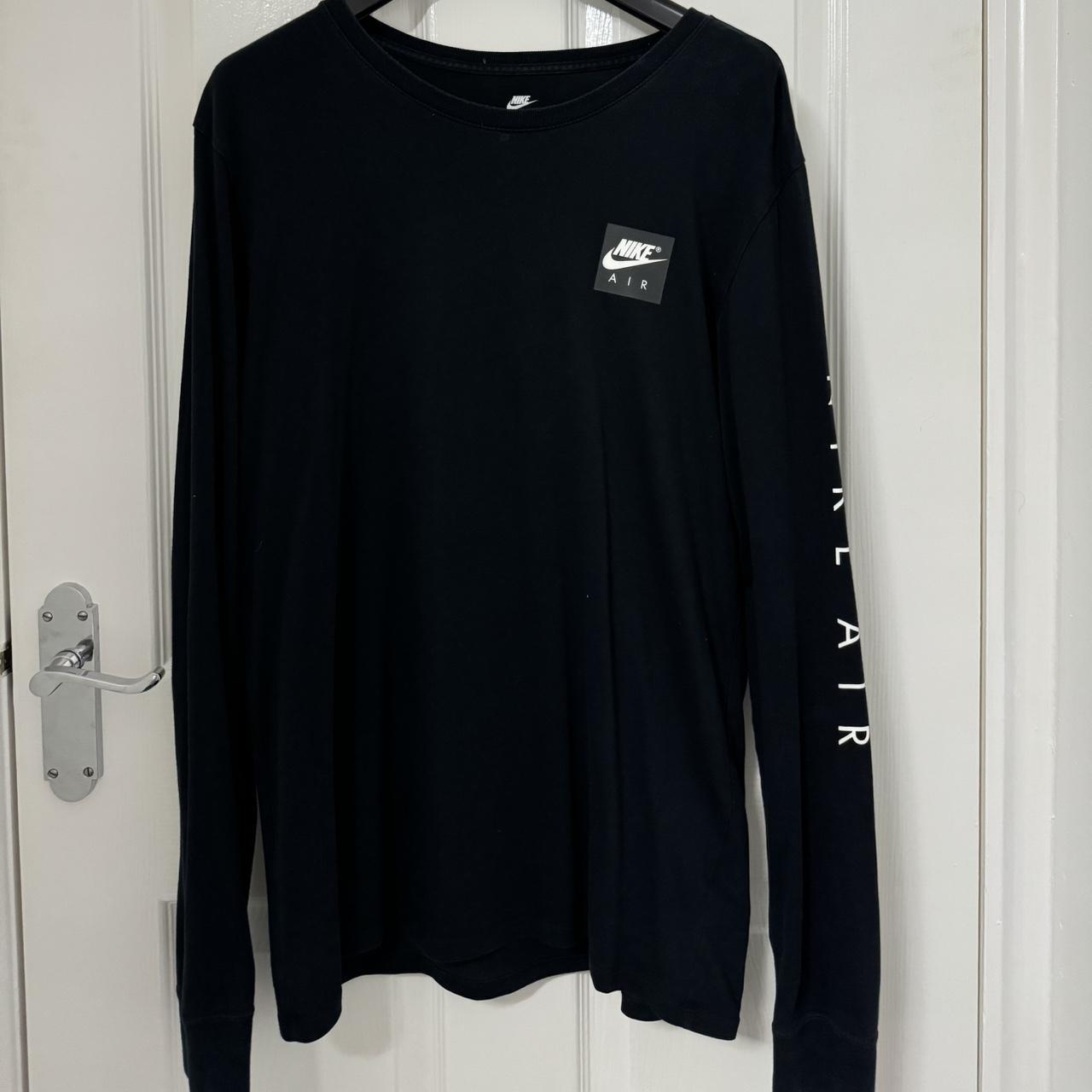 Nike air max long sleeve t shirt black Good