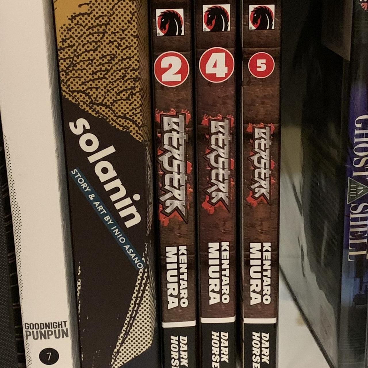 berserk manga volumes 2, 4 and 5 (english) no flaws... - Depop