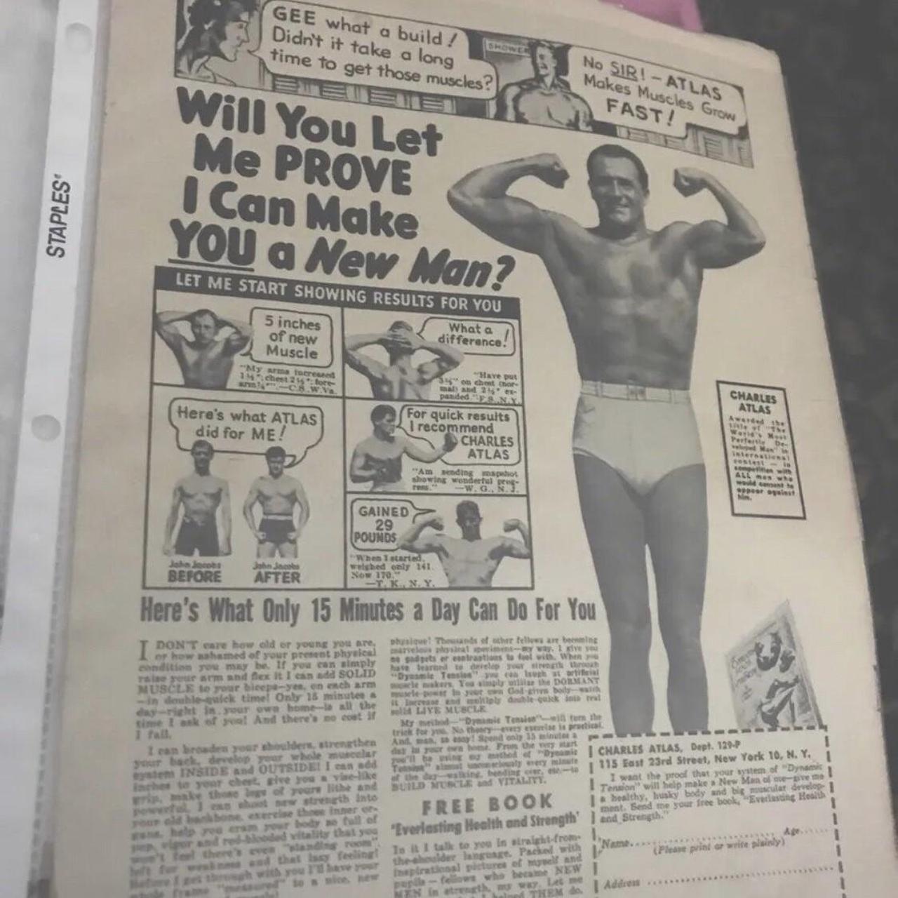 1942 Charles Atlas Bodybuilder photo