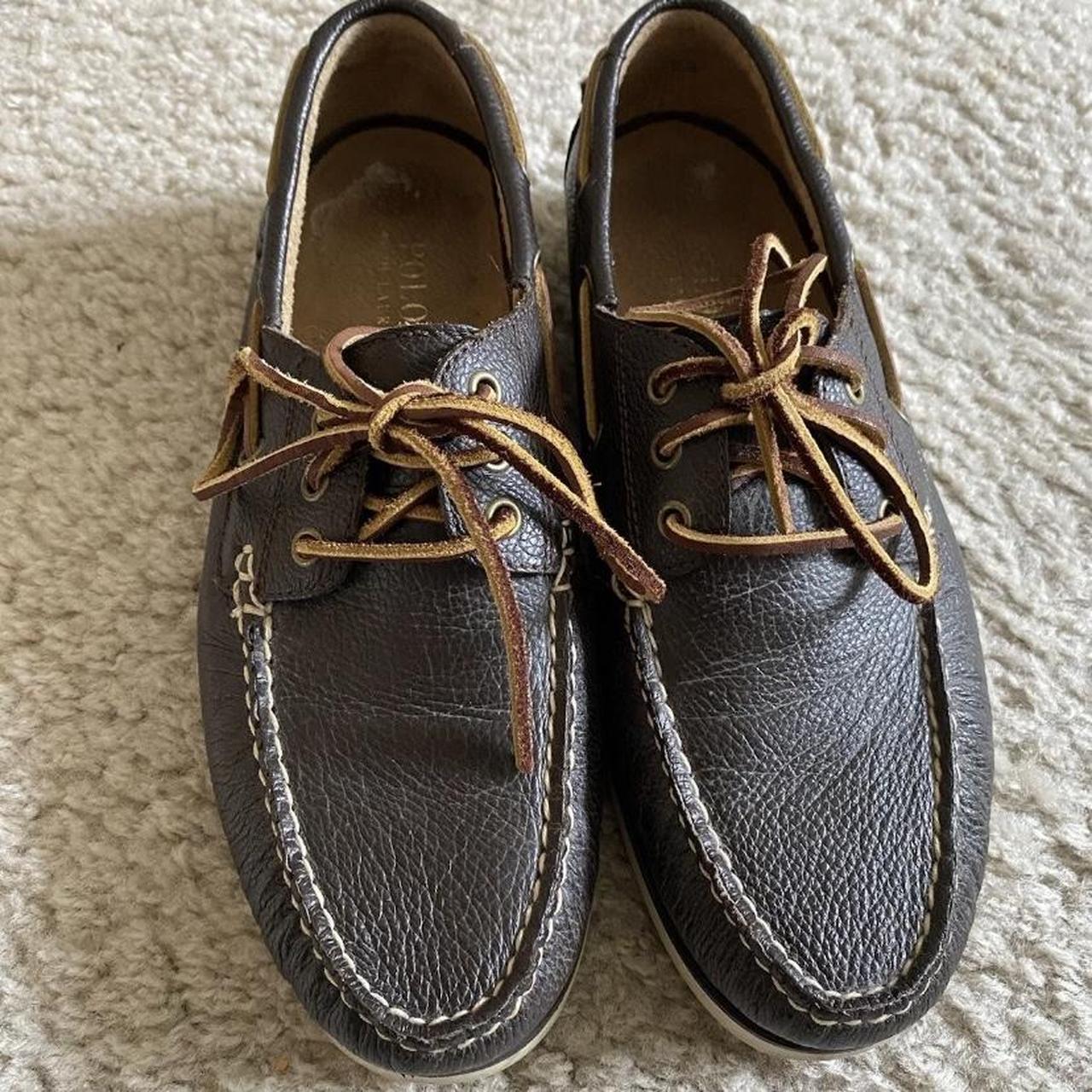 Polo Ralph Lauren Men's Brown Boat-shoes | Depop