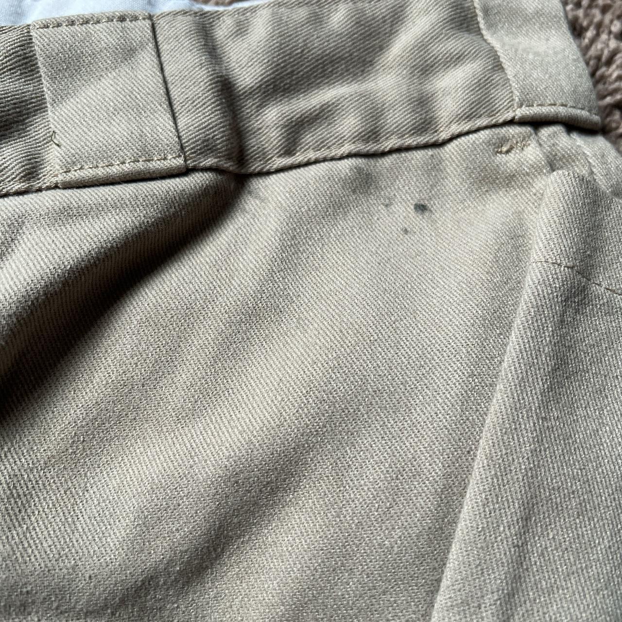 Dickies Men's Khaki and Cream Bottoms | Depop