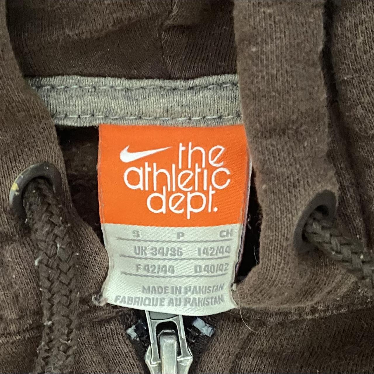 Nike zip up hoodie Vintage brown Nike zip up hoodie... - Depop