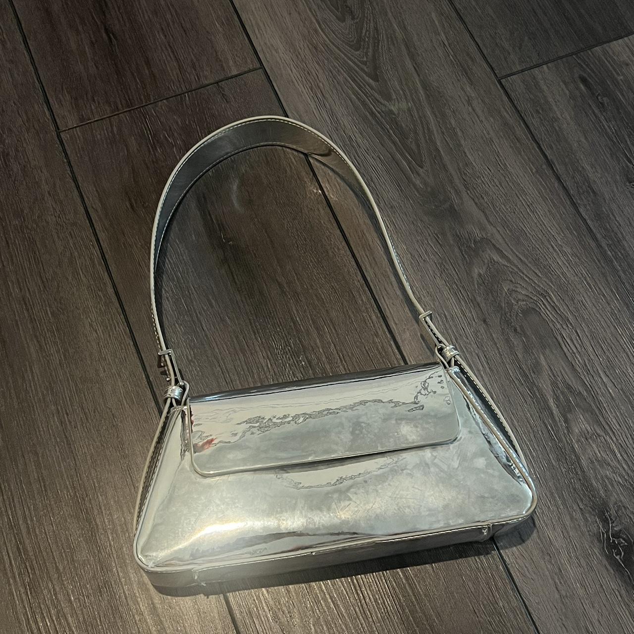 Zara Metallic Bag - Depop