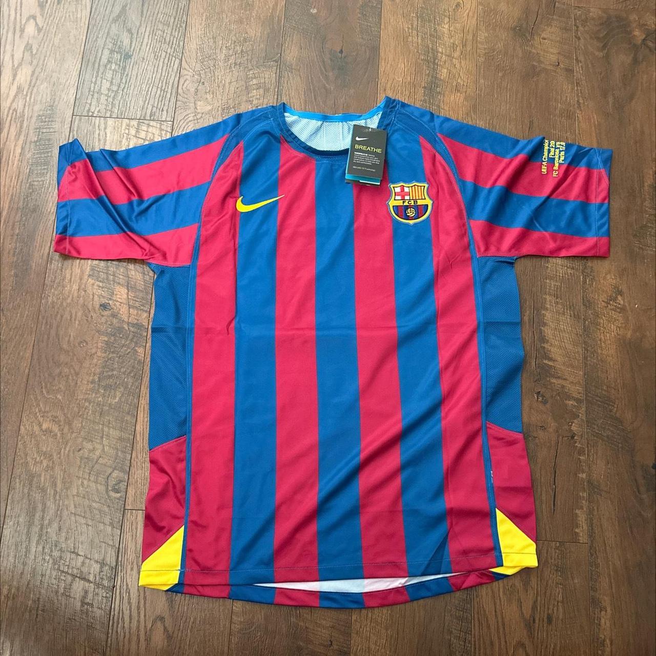 MESSI #30 Barcelona Jersey 2005/06 Home Retro - UCL Final