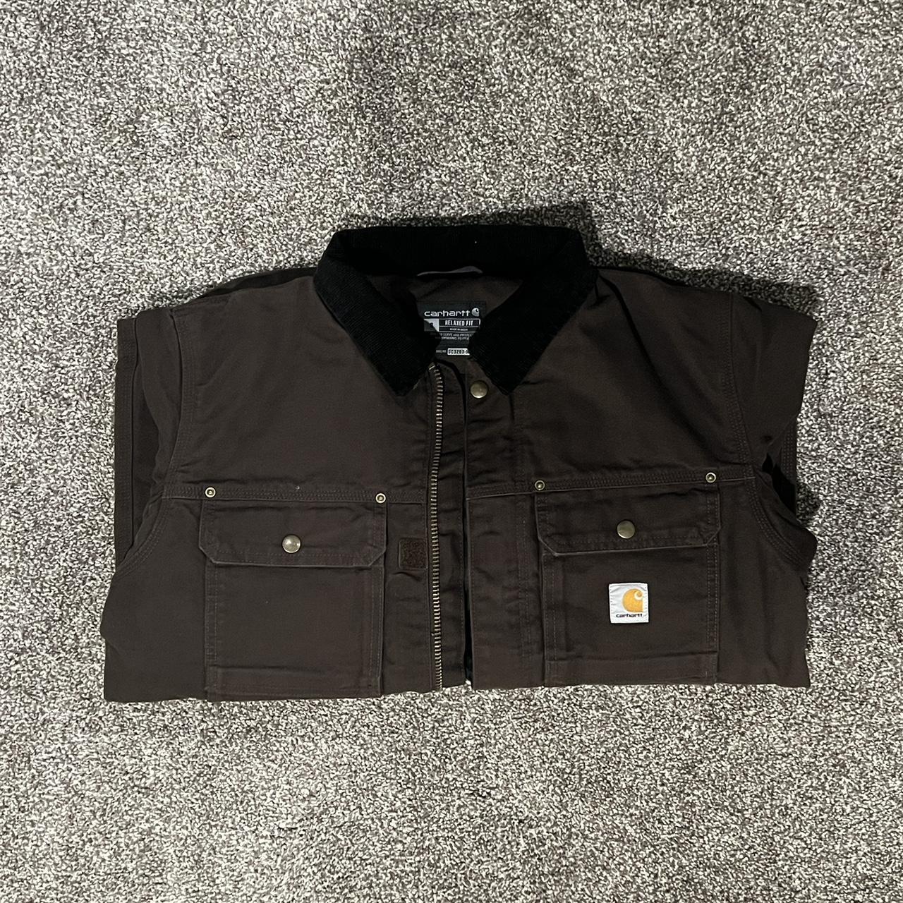 Carhartt Full Swing Washed Duck Insulated Tradition... - Depop