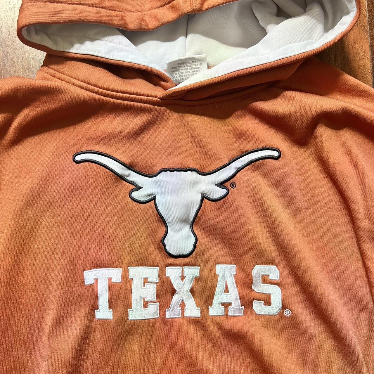 Texas Longhorns Orange Hoodie Labeled Colosseum Depop