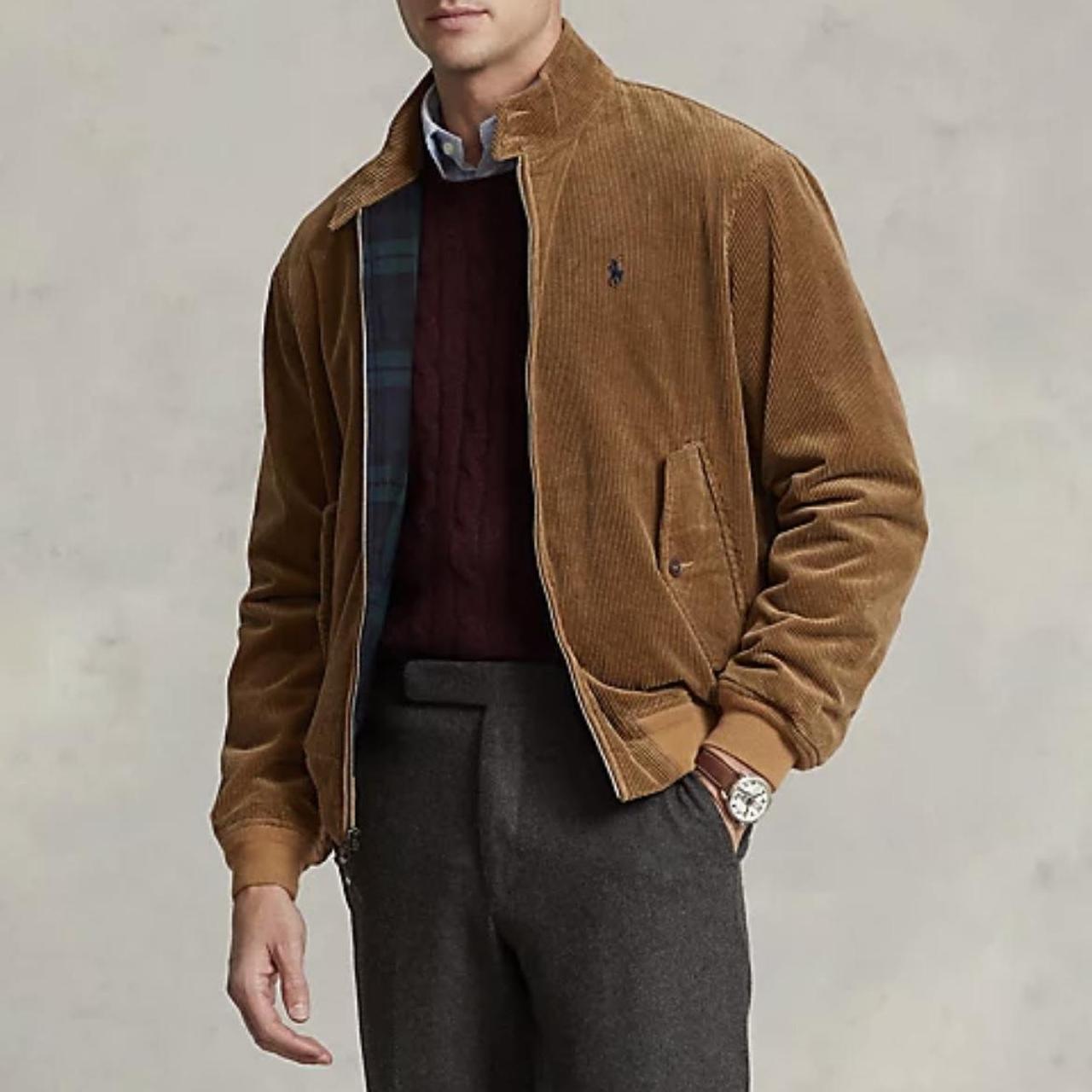 Men’s Polo Ralph Lauren cord jacket in rustic tan... Depop