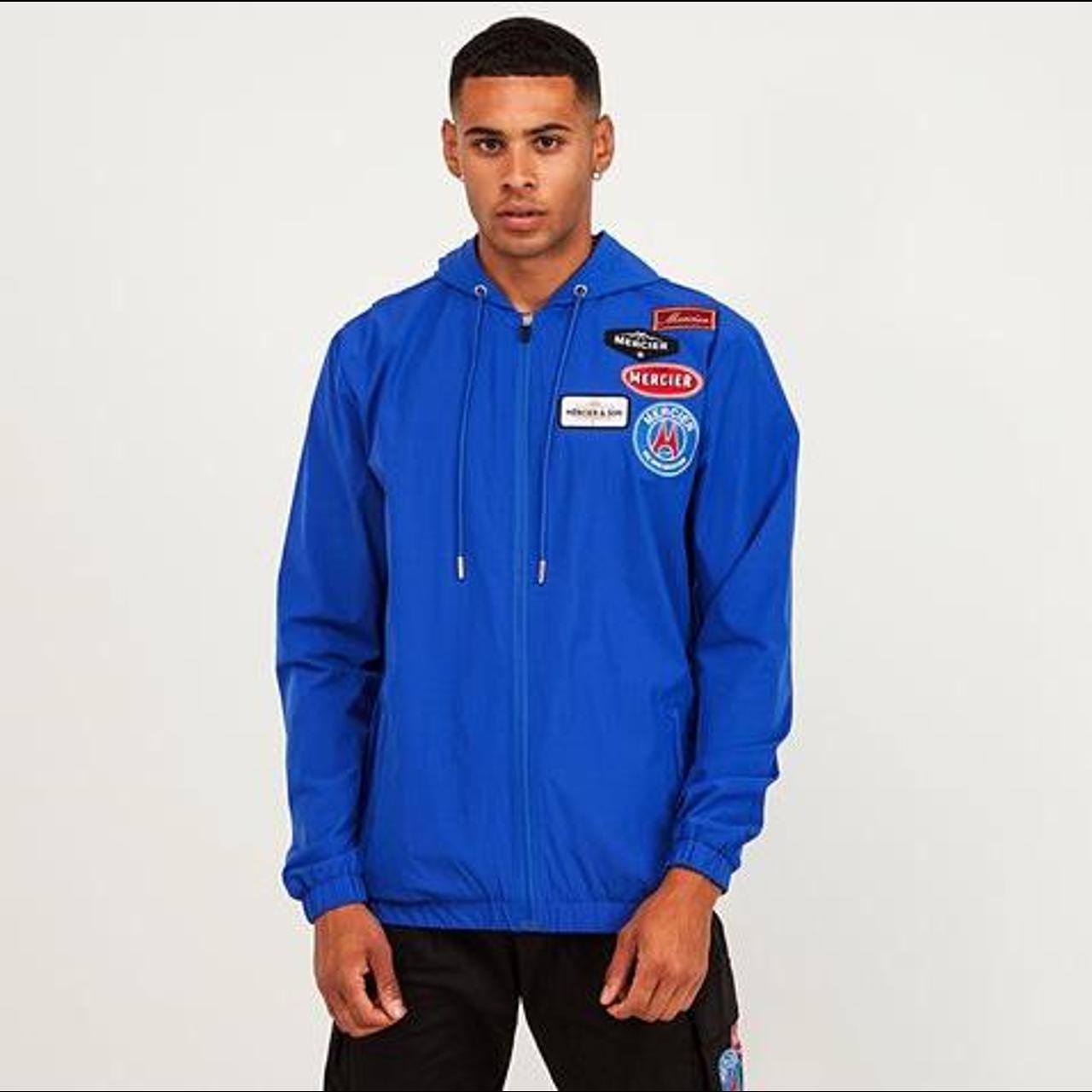 Navy blue Mercier Windbreaker Worn a few times... Depop