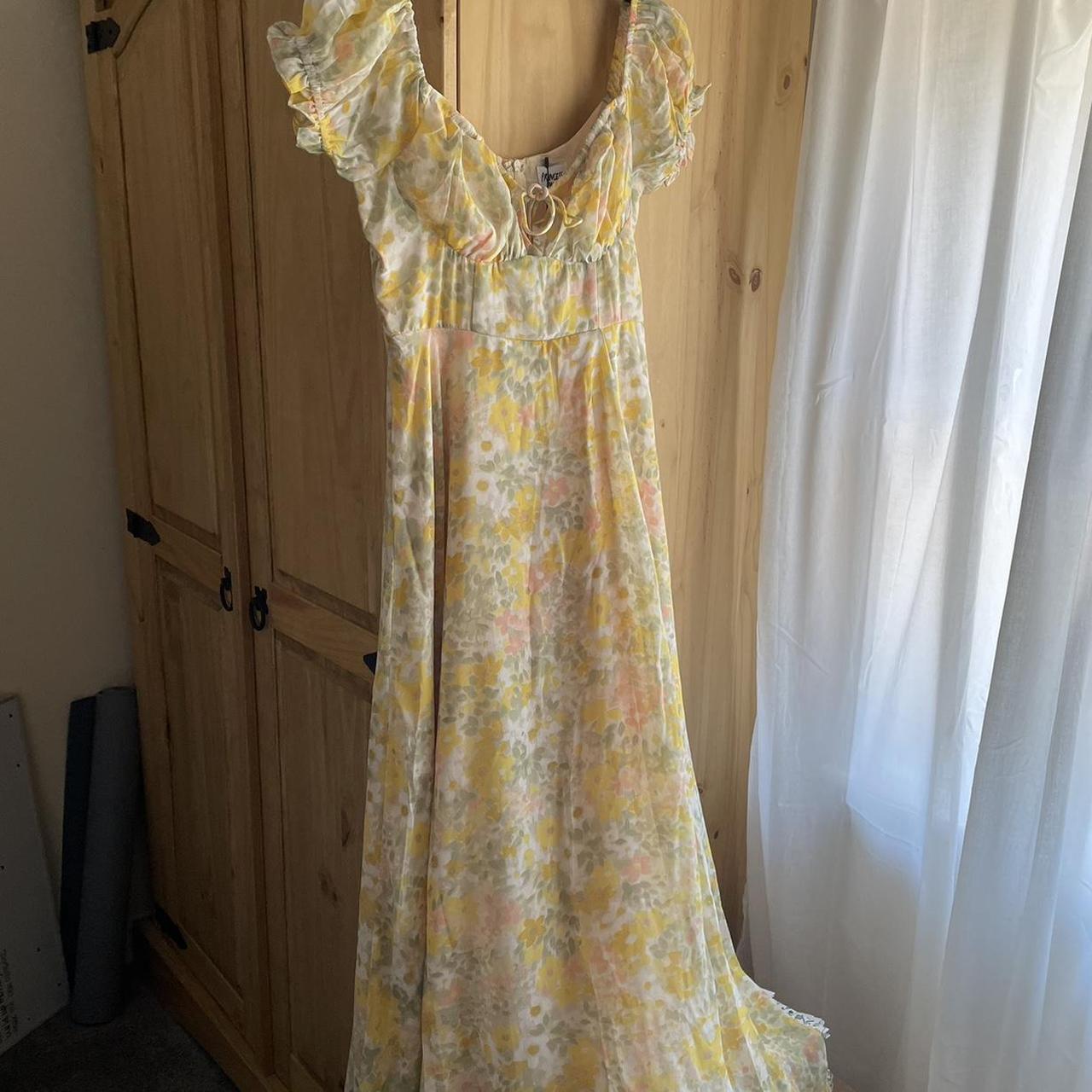 The most stunning floral long dress ,perfect for... - Depop